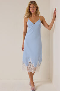 Mira Lace Trim Midi Dress - Altar'd State