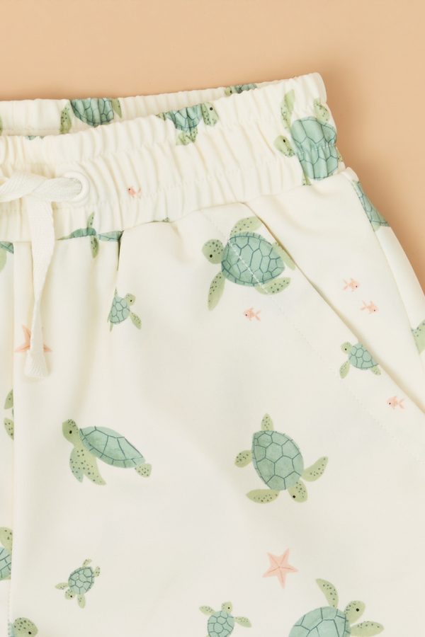 Sea Turtles Swim Trunk Detail 3 - Altar'd State