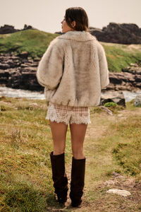 Jaide Fur Jacket Detail 5 - Altar'd State