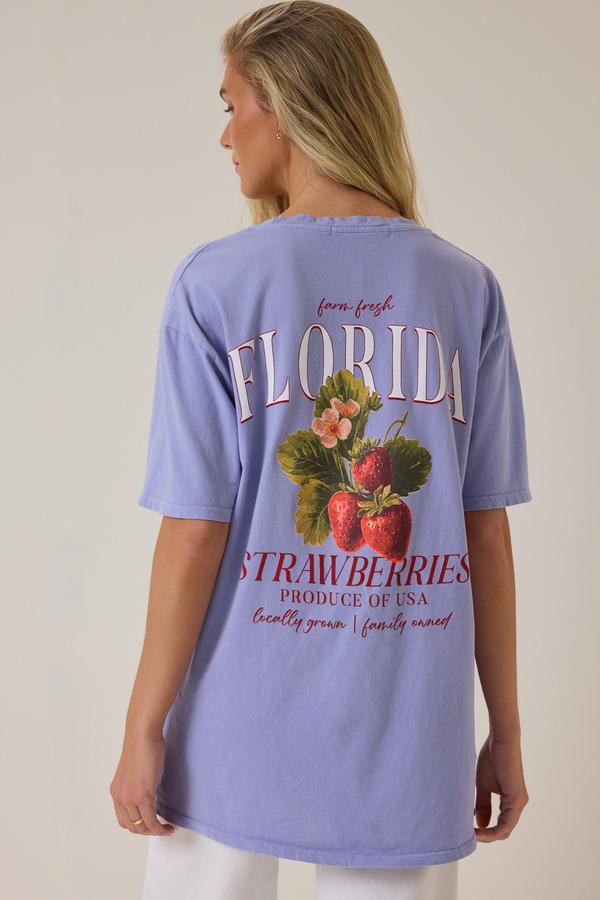 Florida Floral Oversized Tee Detail 6 - Altar'd State