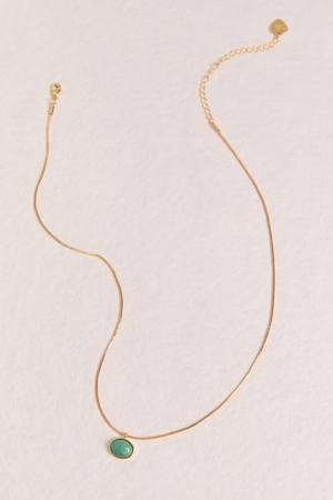 18K Gold Sage Charm Necklace - Altar'd State - 