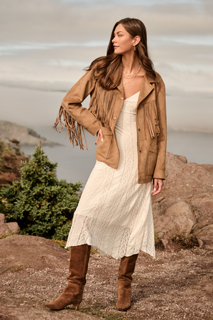 Beth Fringe Jacket - Altar'd State - 