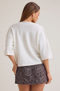 Kiley Short Sleeve Cardigan Detail 4 - Altar'd State