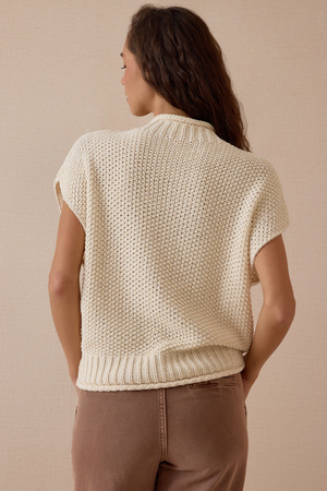Amelie Open Knit Vest - Altar'd State - 