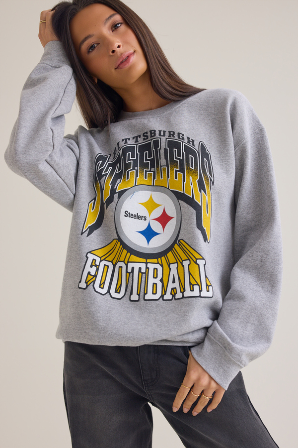 Pittsburgh Steelers Graphic Pullover Detail 2 - Altar'd State