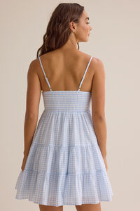 Macy Gingham Mini Dress Detail 6 - Altar'd State