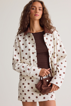 Kaeleigh Polka Dot Jacket - Altar'd State - 