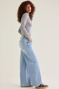 Sydney Low Rise Wide Leg Jeans Detail 3 - Altar'd State
