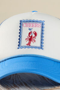 Cheers Lobster Trucker Hat in Light Blue | Altar display picture 1
