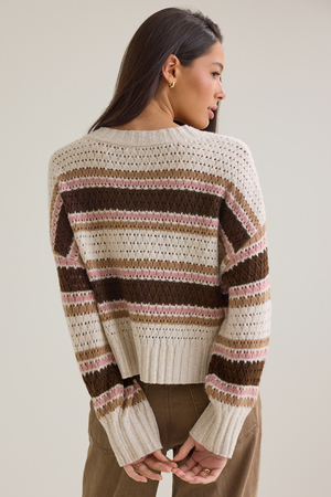 Adley Striped Sweater - Altar'd State