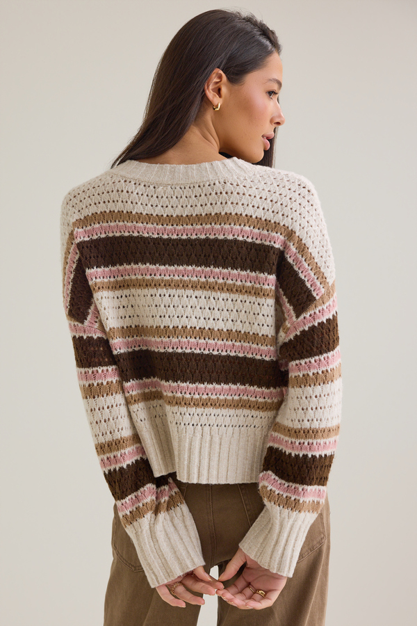Adley Striped Sweater Detail 5 - Altar'd State