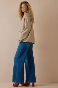 Lorelai V Neck Sweater Detail 5 - Altar'd State