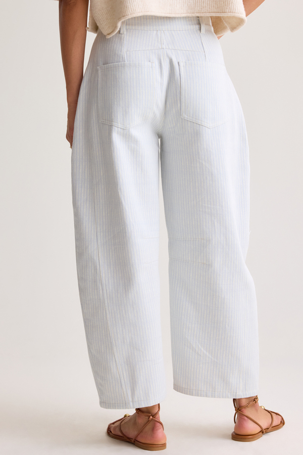 Maren Striped Barrel Jean Detail 5 - Altar'd State