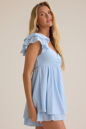 Malia Double Layer Romper - Altar'd State - 