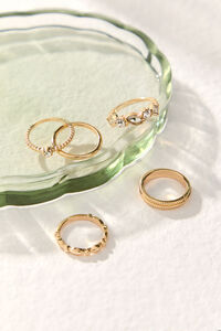 Crystal Stone Ring Set - Altar'd State