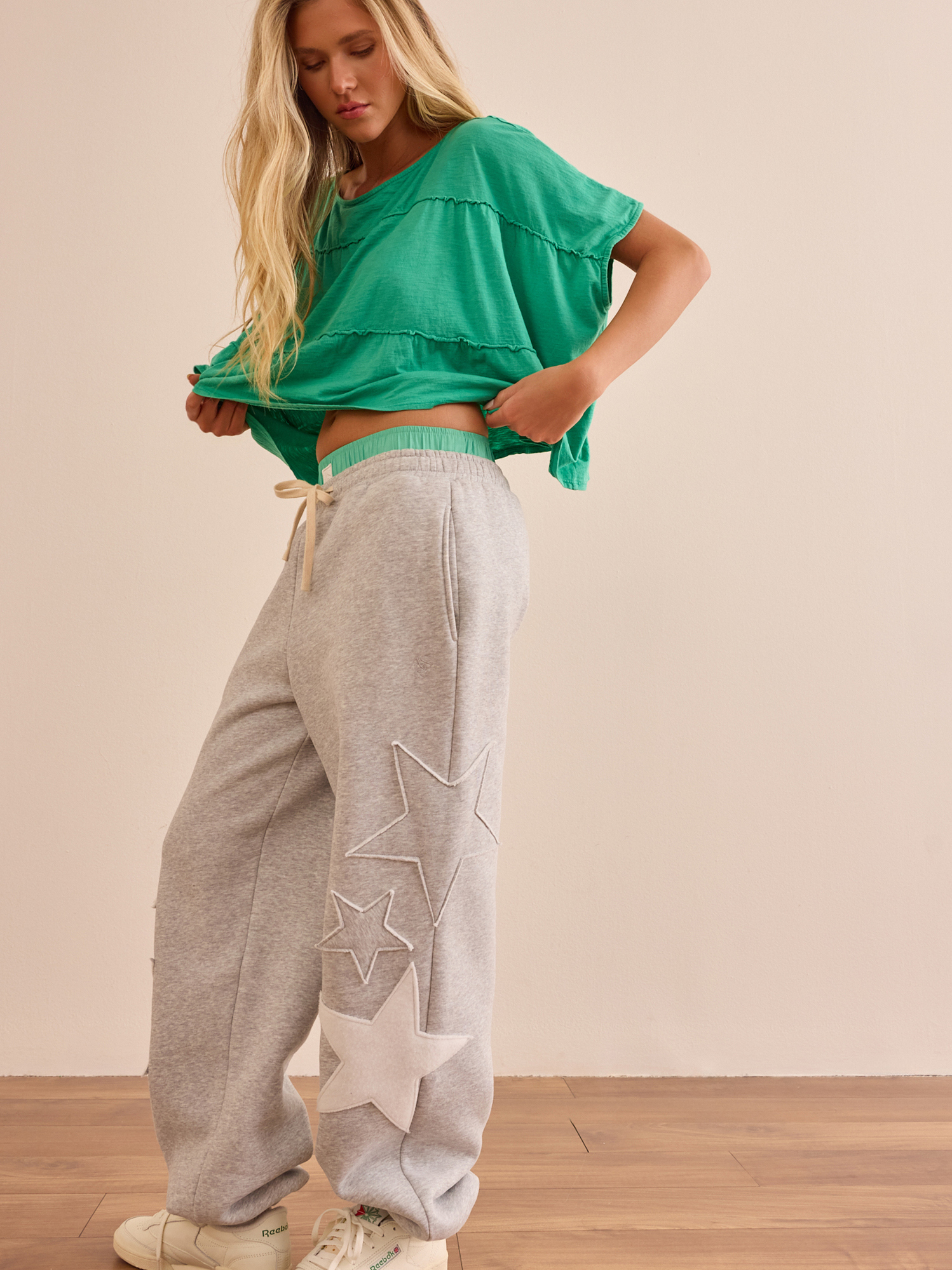 Zen Ruffle Tee in Green I AS Revival