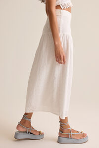 Hayes Eyelet Midi Skirt Detail 4 - Altar'd State