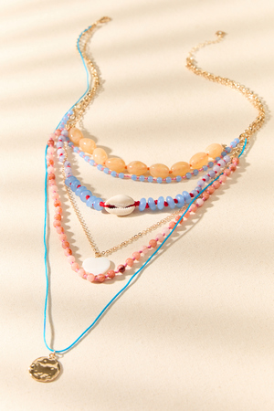 Color Strand Layered Necklace - Altar'd State - 