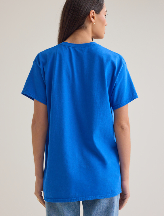 Denver Broncos Oversized Graphic Tee Detail 4 - Altar'd State
