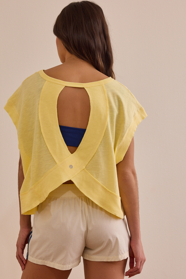In Motion Circle Back Tee Detail 2 - Altar'd State