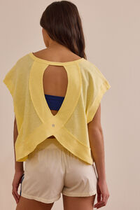 In Motion Circle Back Tee Detail 2 - Altar'd State