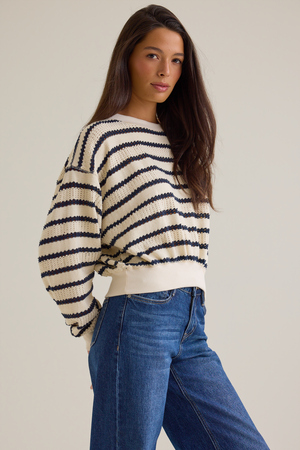 Brooke Textured Striped Top - Altar'd State - 