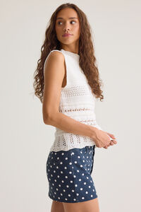 Emmeline Mock Neck Vest Detail 5 - Altar'd State