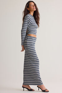 Lisa Striped Snap Cardigan Detail 4 - Altar'd State