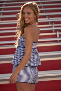 Sharpay Gingham Tube Top Detail 4 - Altar'd State