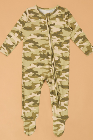Hunter Camo Long Sleeve Footie - Altar'd State - 