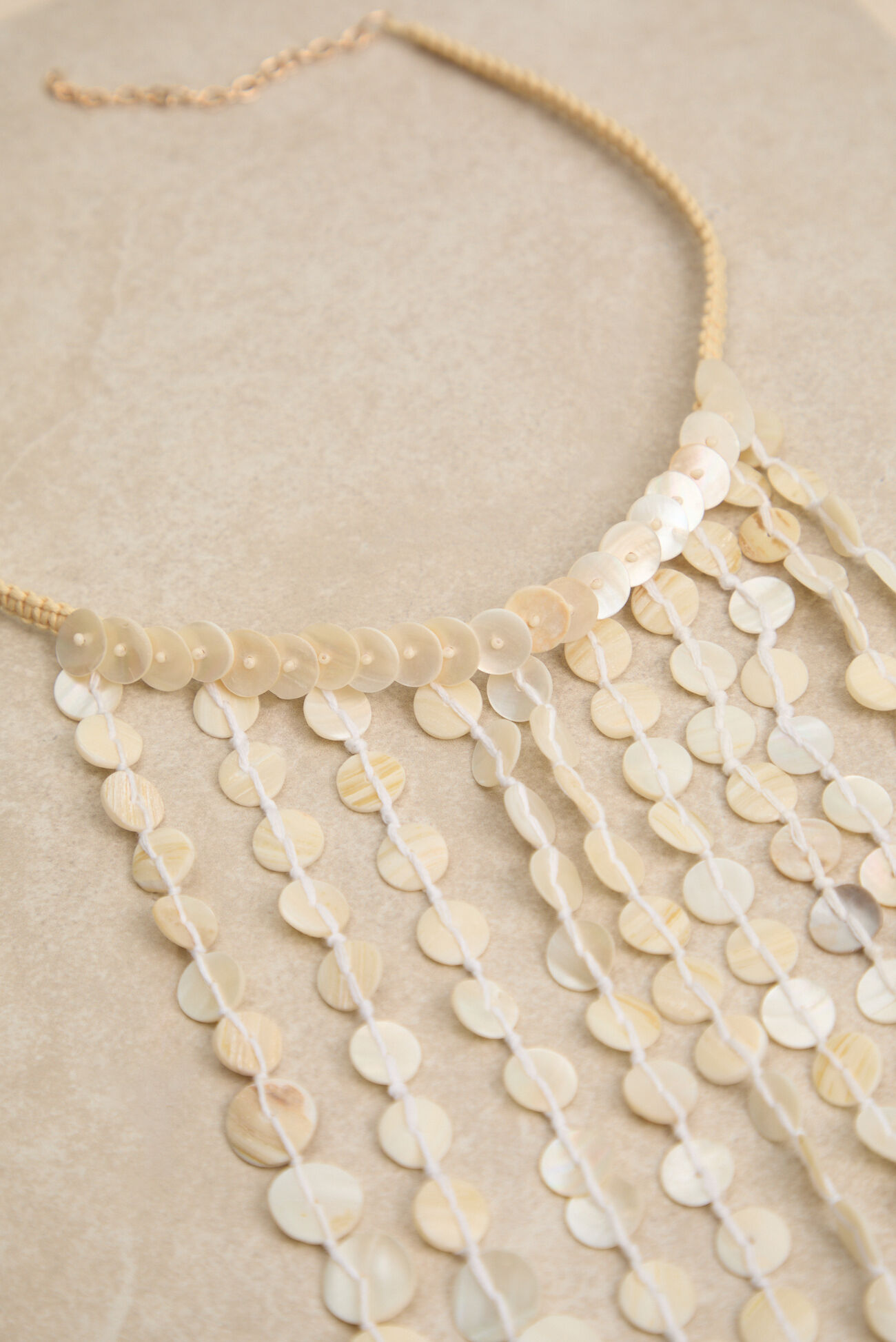 Savannah Fringe Statement Necklace