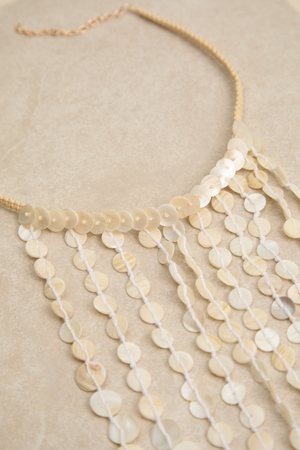 Savannah Fringe Statement Necklace - Altar'd State - 
