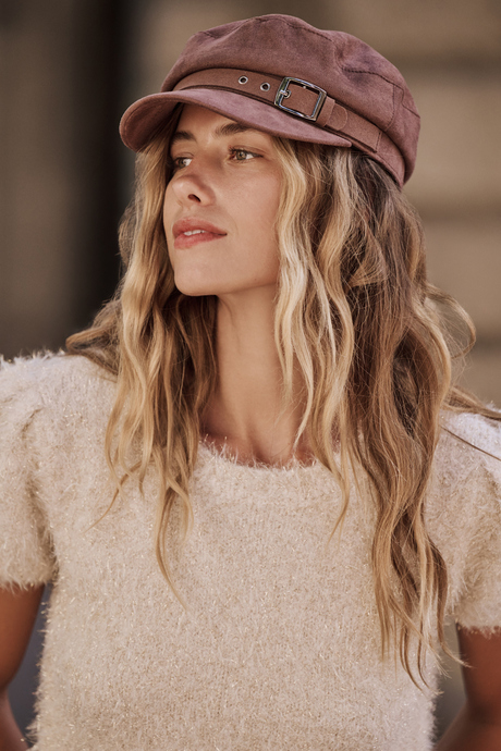 Autumn Faux Suede Cap - Altar'd State