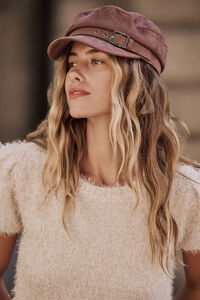 Autumn Faux Suede Cap - Altar'd State
