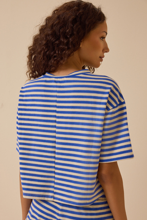 Nyra Stripe Relaxed Top - Altar'd State