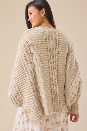 Luna Open Front Cardigan - Altar'd State - 