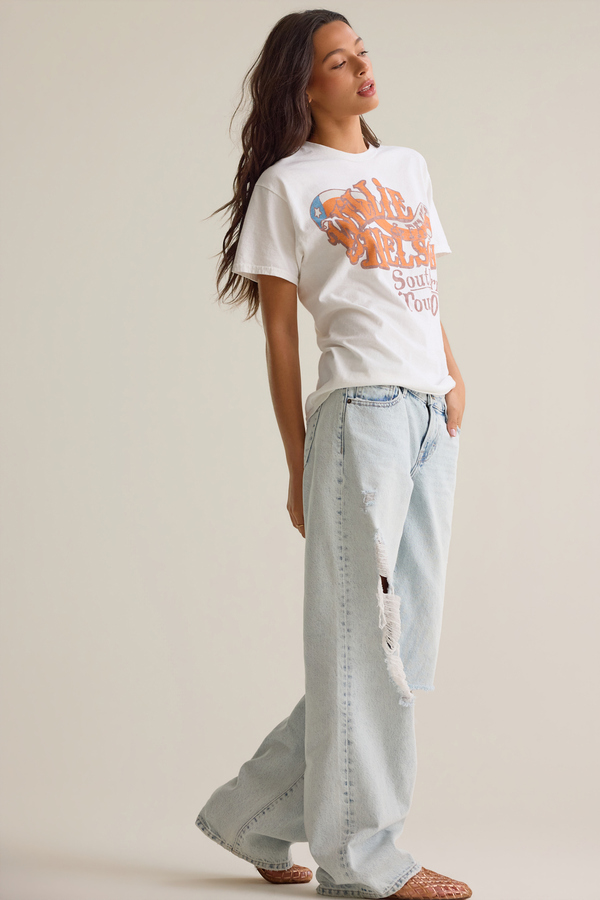 Willie Nelson Oversized Tee Detail 5 - Altar'd State