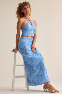 Audrey Floral Maxi Skirt - Altar'd State