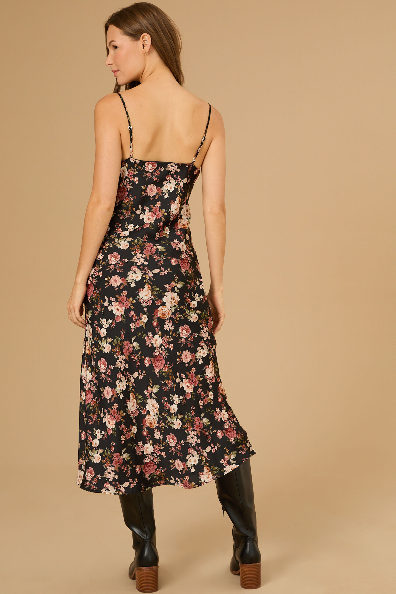 knee length dresses for ladies Quinn Floral Midi Dress