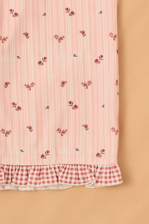 Emma Floral Peter Pan Collar Pajama Set - Altar'd State - 