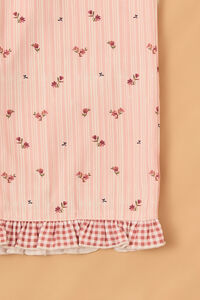 Emma Floral Peter Pan Collar Pajama Set Detail 6 - Altar'd State