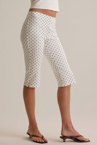 Verona Polka Dot Capri Pant Detail 7 - Altar'd State