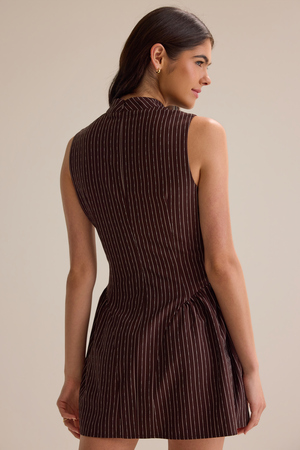 Everly Striped Mini Dress - Altar'd State - 