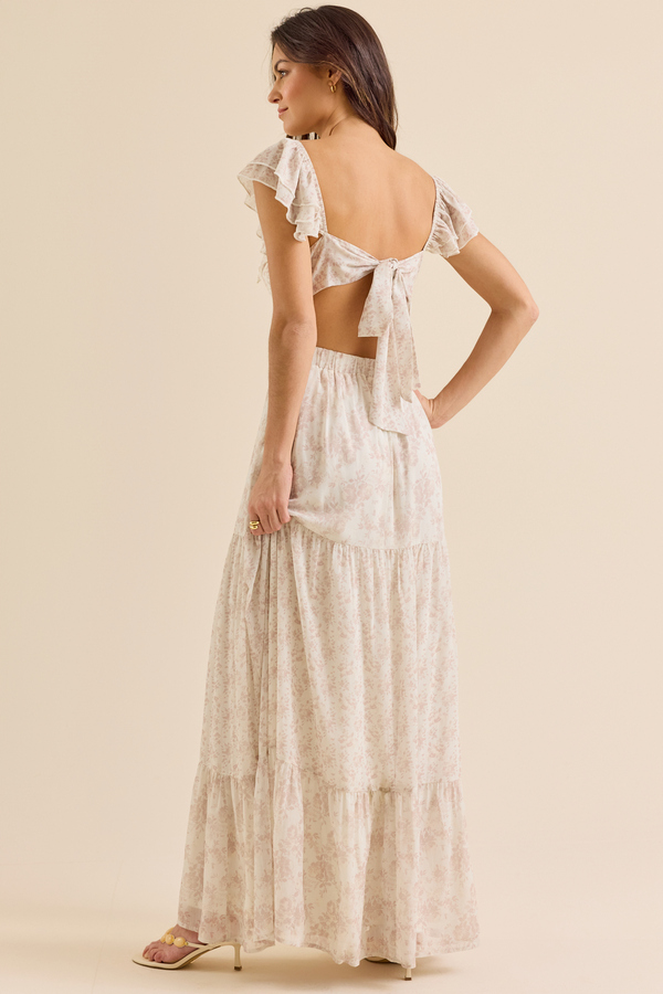 Raelyn Floral Maxi Dress Detail 5 - Altar'd State