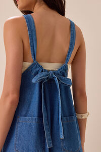 Marissa Denim Jumpsuit Detail 5 - Altar'd State