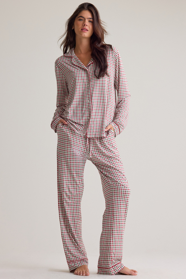 Holiday Cheer Pajama Set Detail 2 - Altar'd State
