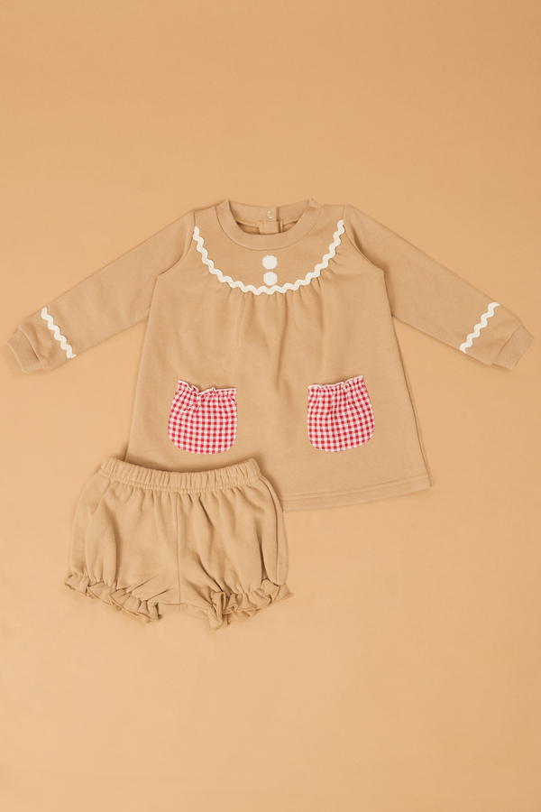 Gingerbread Girl Dress & Headband - Altar'd State