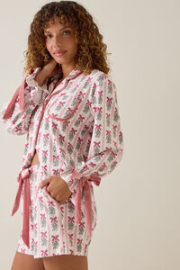 Mistletoe Magic Mama Pajama Set Detail 5 - Altar'd State