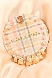 Plaid Mixed Earring Set Detail 2 - Altar'd State