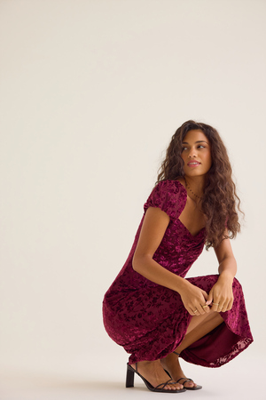 Briar Floral Velvet Dress - Altar'd State